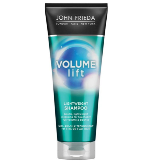 Hidratacin pelo fino: champ de volumen de John Frieda.