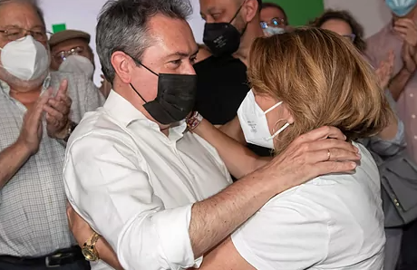 Juan Espadas y Susana Daz, tras las elecciones en el PSOE andaluz