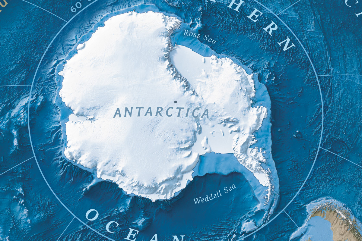 National Geographic reconoce el Océano Austral como el quinto del mundo