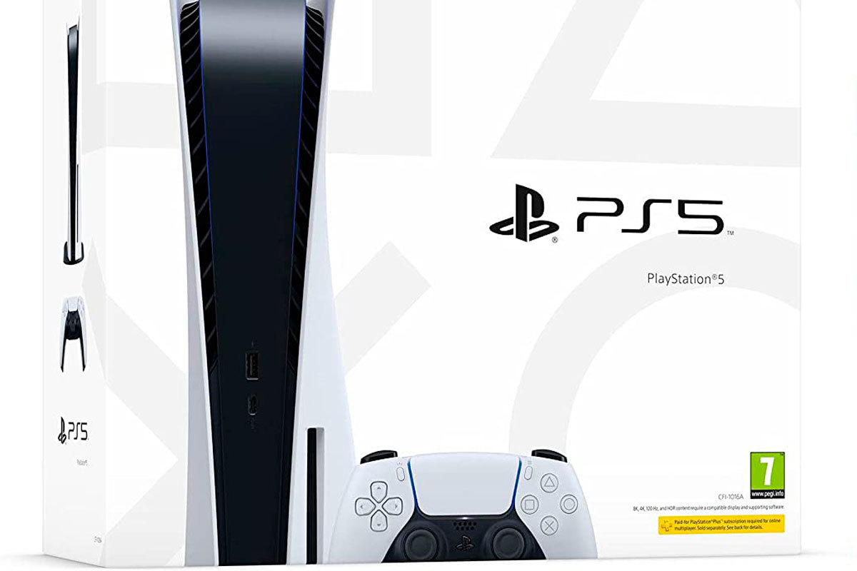Pack Consola PS5 Slim Lector + Cargador Inalámbrico para Mando PS5 5000mAh