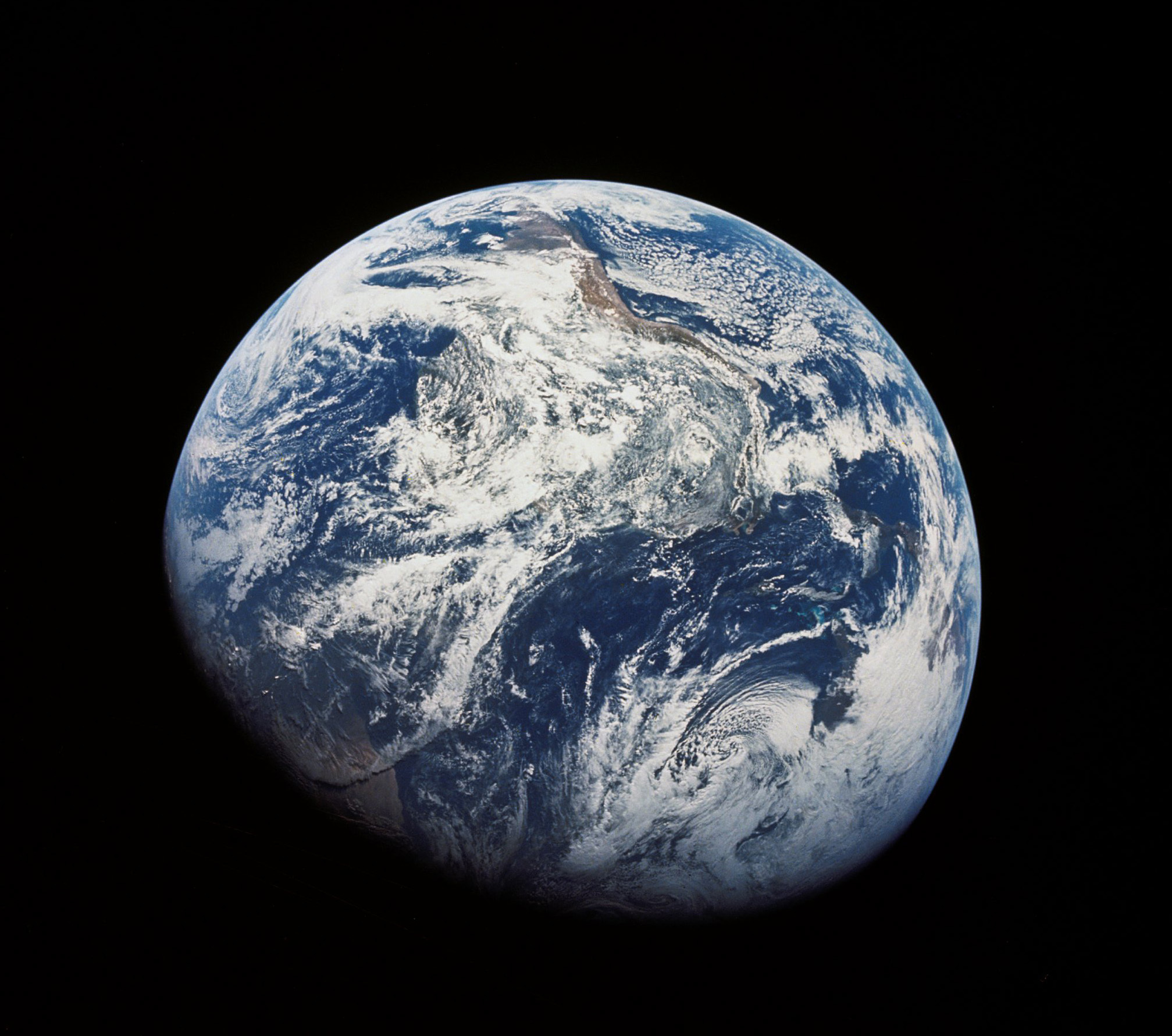 La Tierra, fotografada durante la misin Apolo 8.