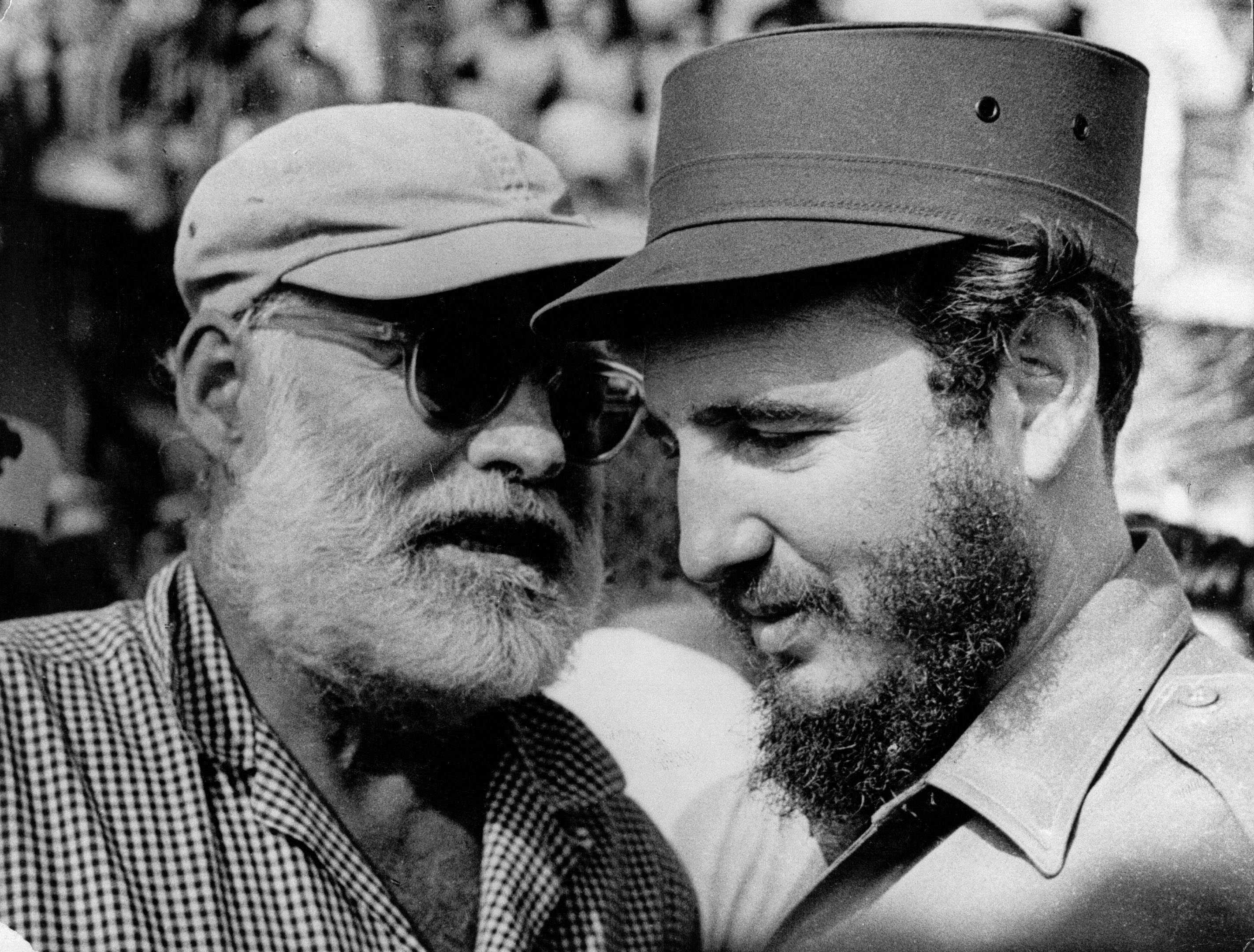 Hemingway y Castro.