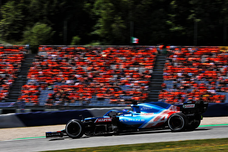 Alonso, al volante del A521, el sbado en el Red Bull Ring.
