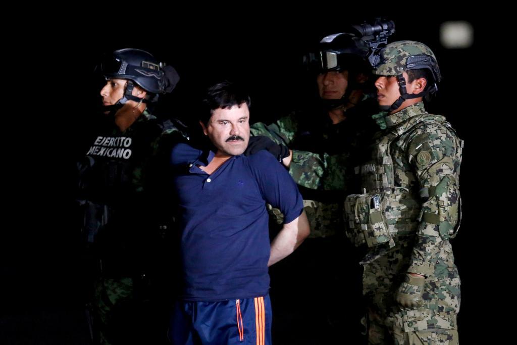 "El Chapo" Guzmn, en el momento de su detencin en Mxico en 2016