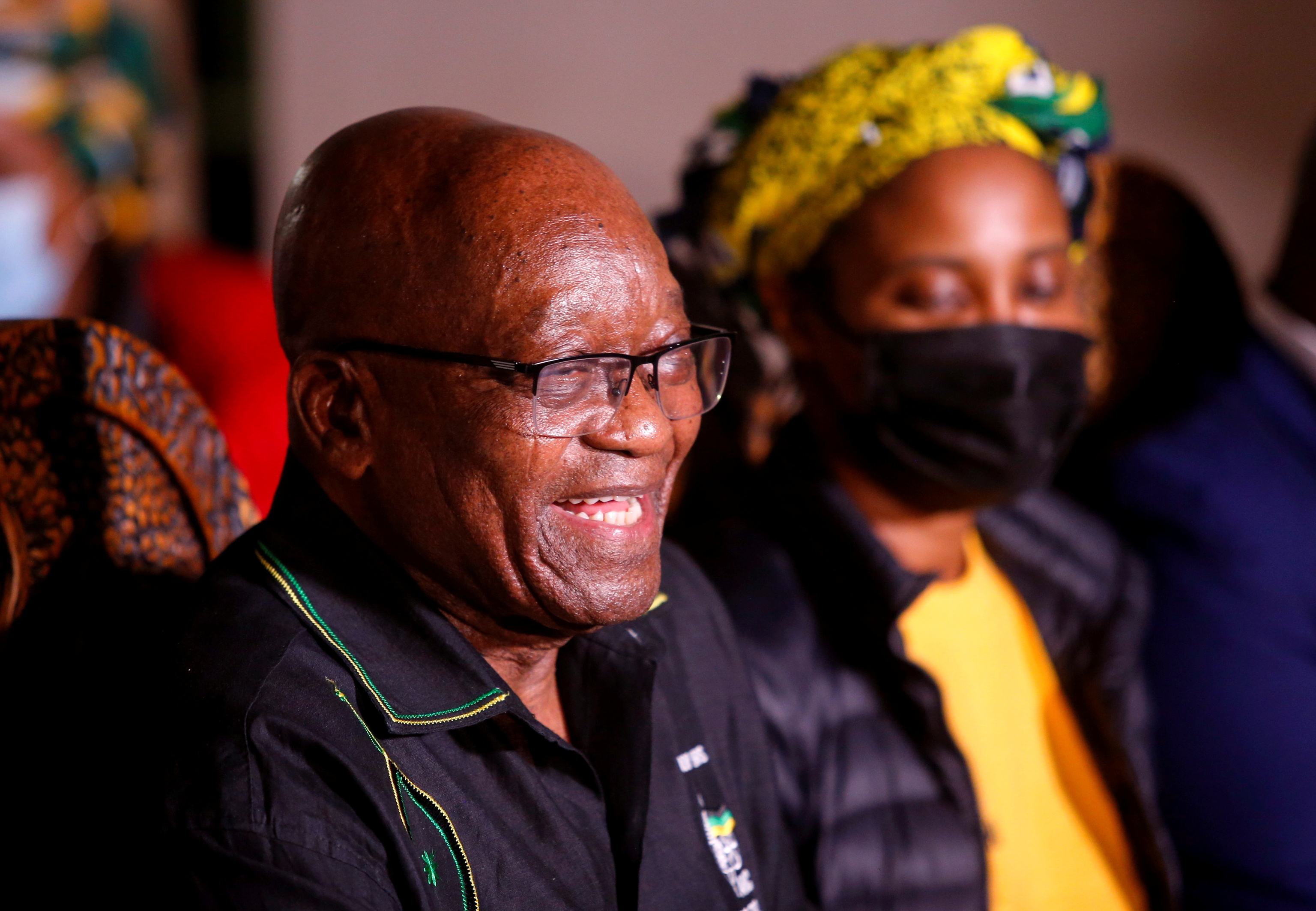 Jacob Zuma, en su casa, el domingo 4 de julio.