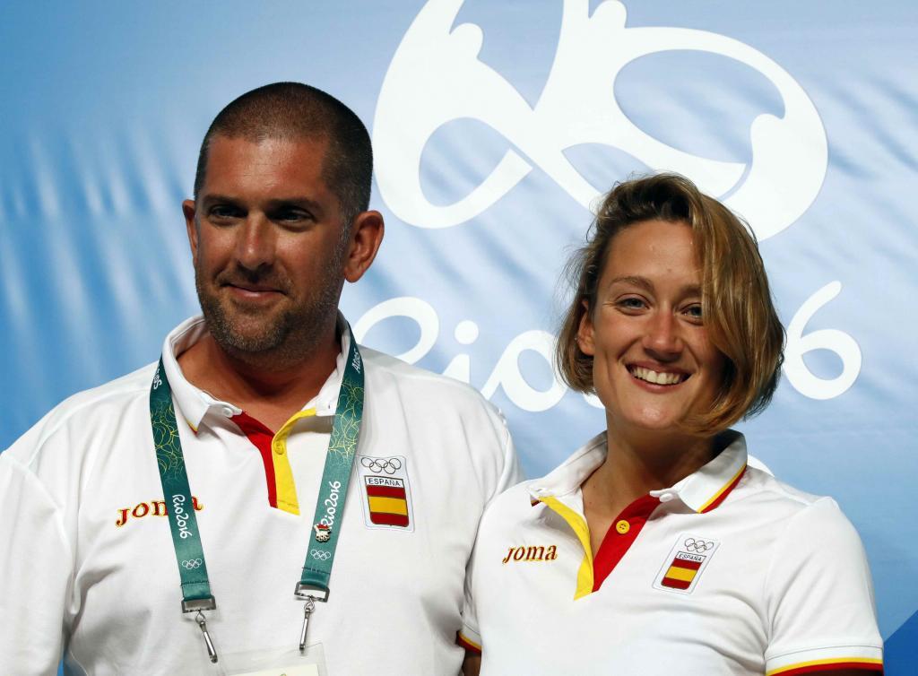 Mireia y Fred Vergnoux tras ganar cuatro medallas en los JJOO de Ro