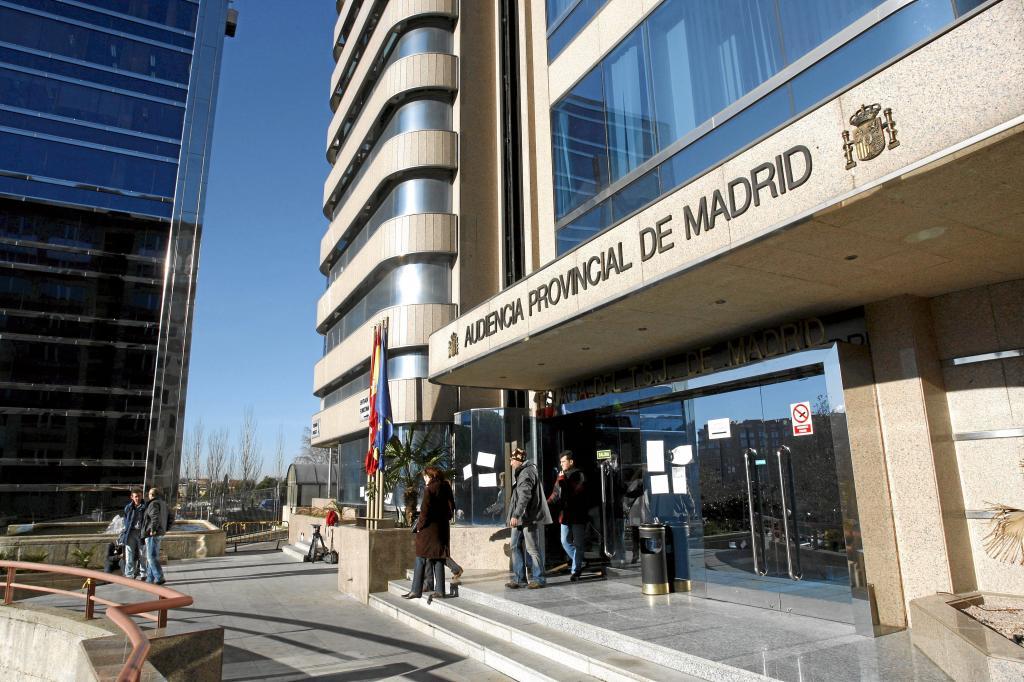 Vista de la Audiencia Provincial de Madrid