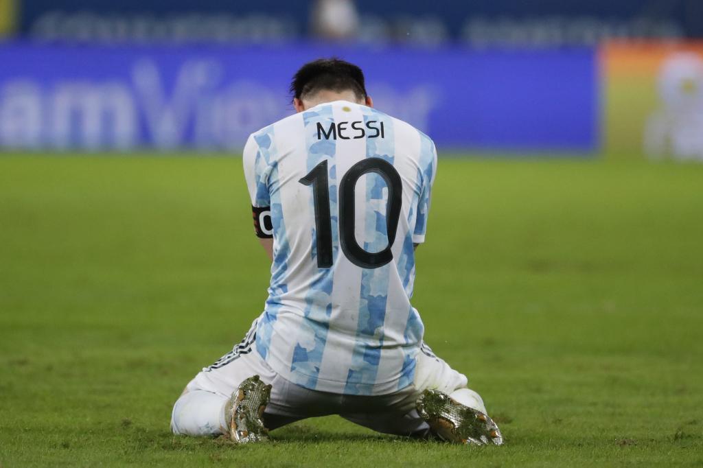 Leo Messi, tras conquistar la Copa Amrica con Argentina.