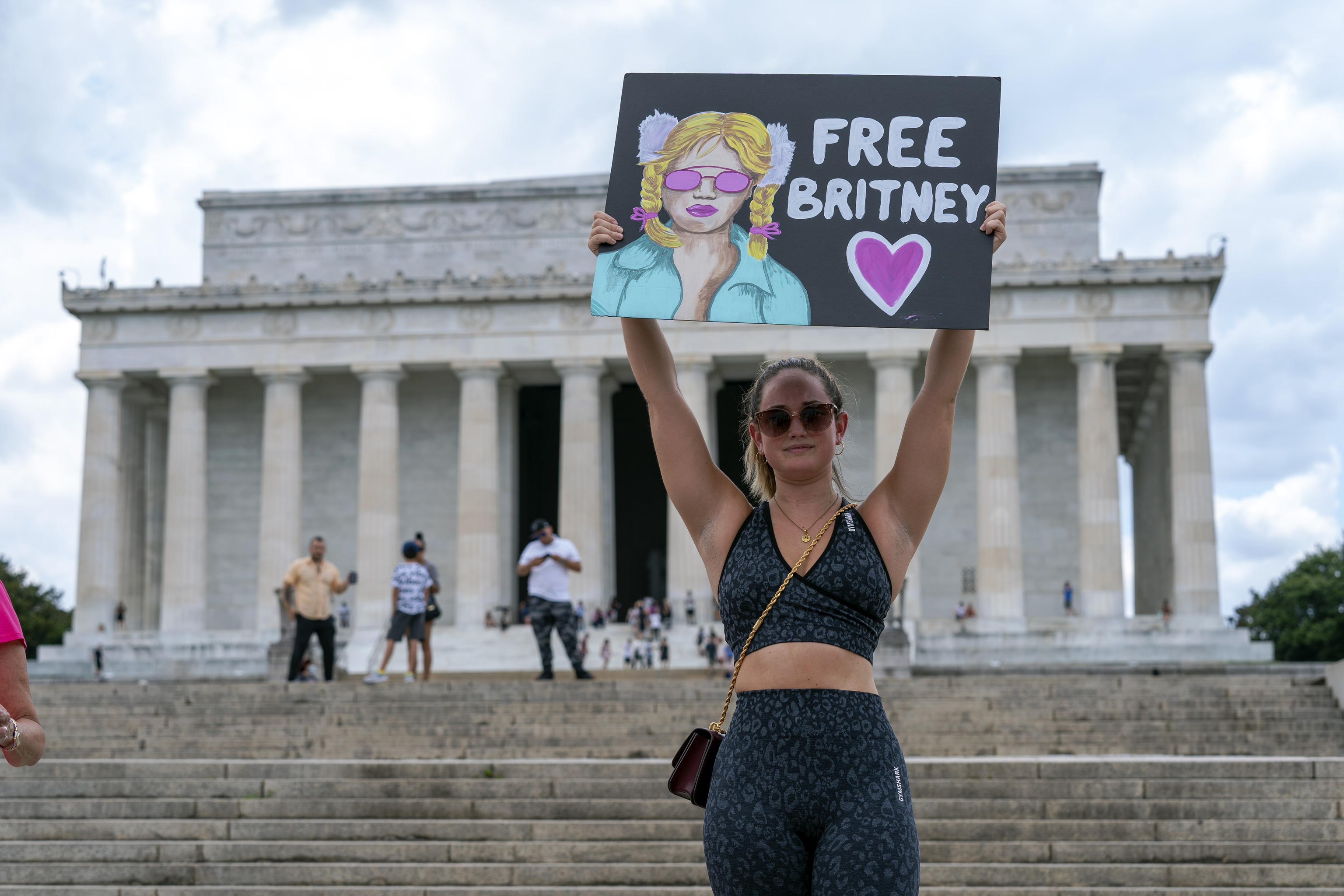 Protesta bajo el lema #FreeBritney en Washington.