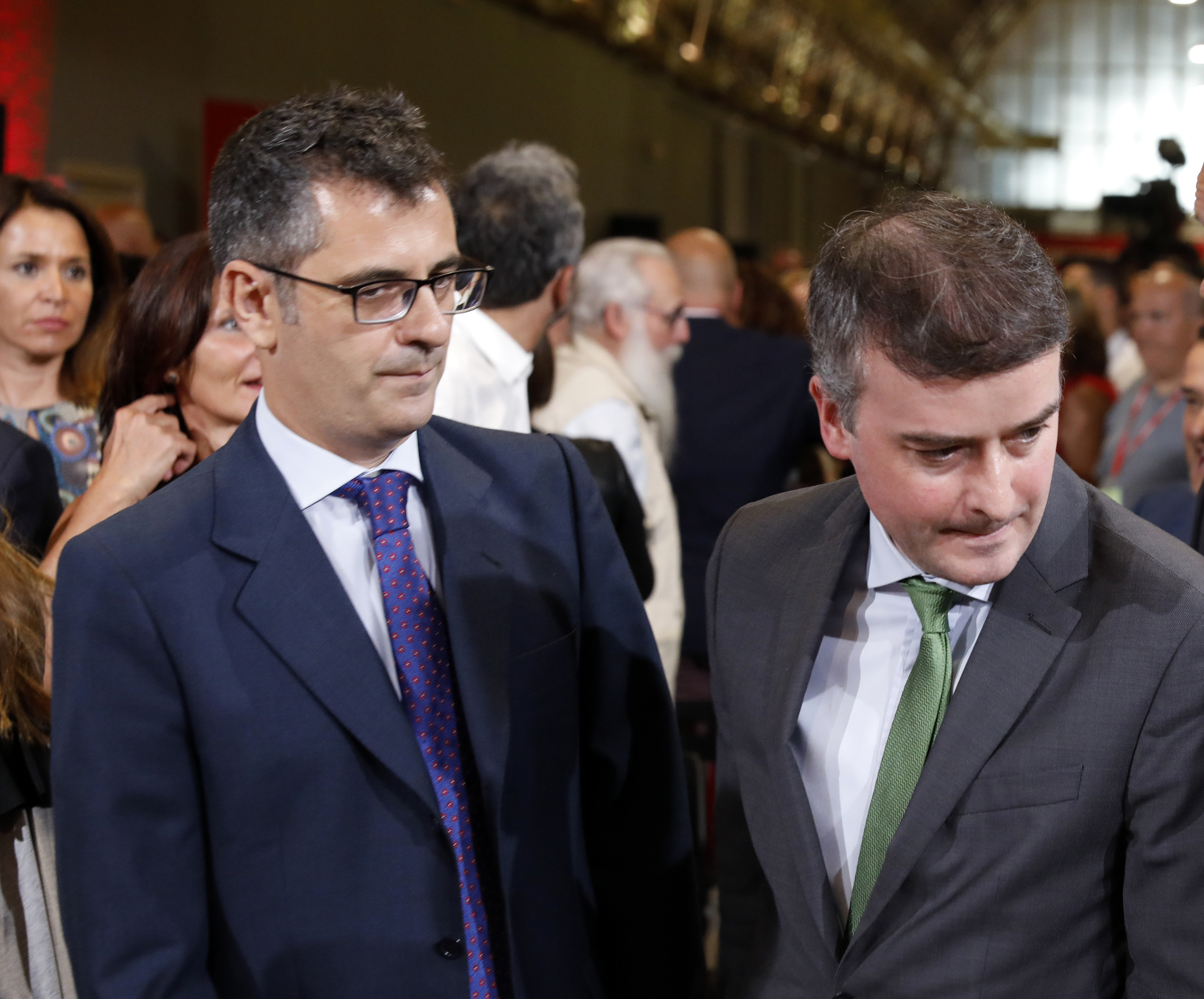 El nuevo ministro de Presidencia, Flix Bolaos, junto a Ivn Redondo, en 2019.