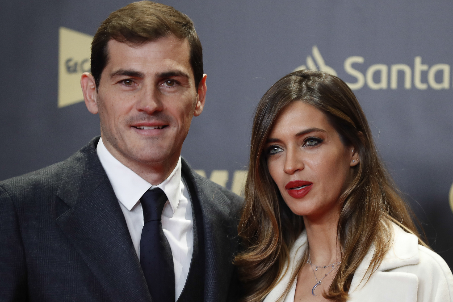 Iker Casillas y Sara Carbonero, en el 80 aniversario de 'Marca', en 2018.