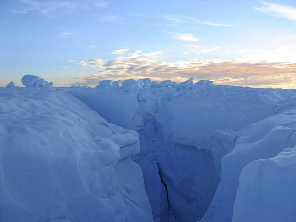 Imagen de archivo de los glaciares de Groenlandia