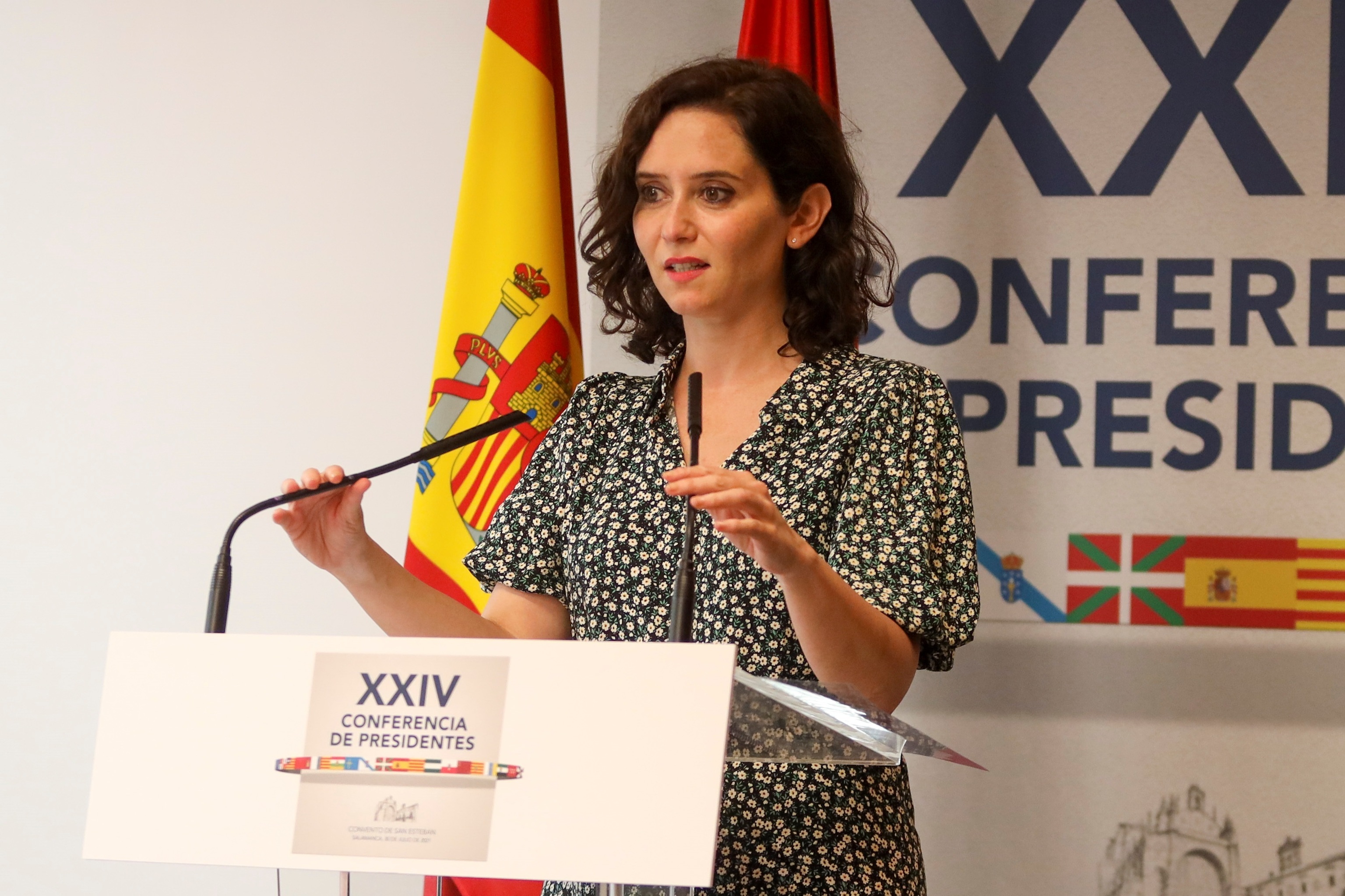 La presidenta de la Comunidad de Madrid, Isabel Daz Ayuso, en la XXIV Conferencia de Presidentes del pasado julio.