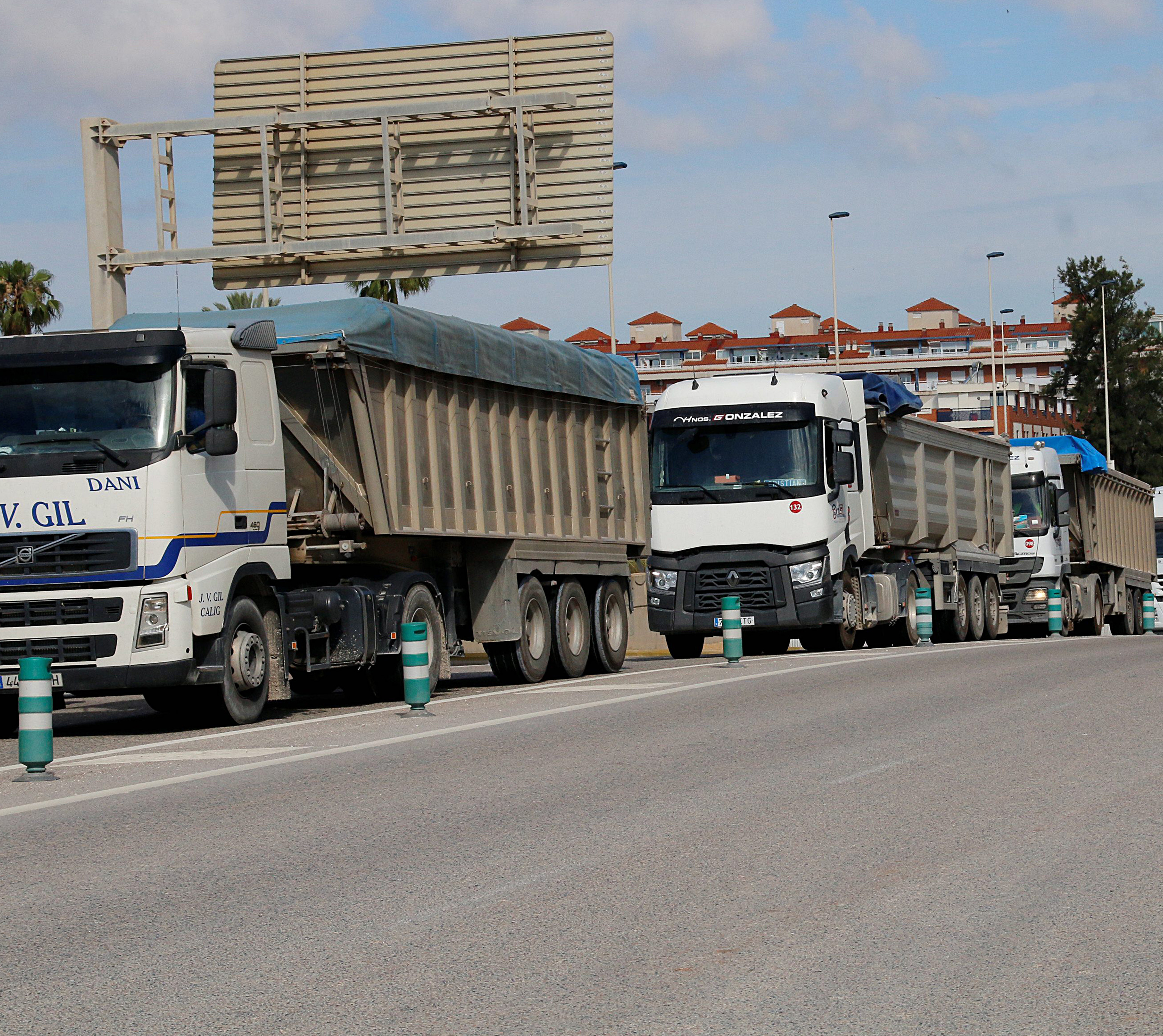 El 85% del transporte se produce por carretera en el territorio nacional.