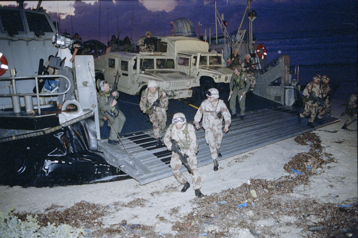 Soldados de EEUU en Somalia en 1993.