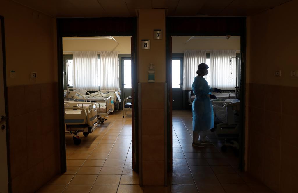 Pacientes de Covid en un hospital de Israel.