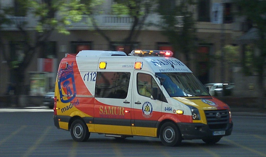 Una ambulancia del Samur.