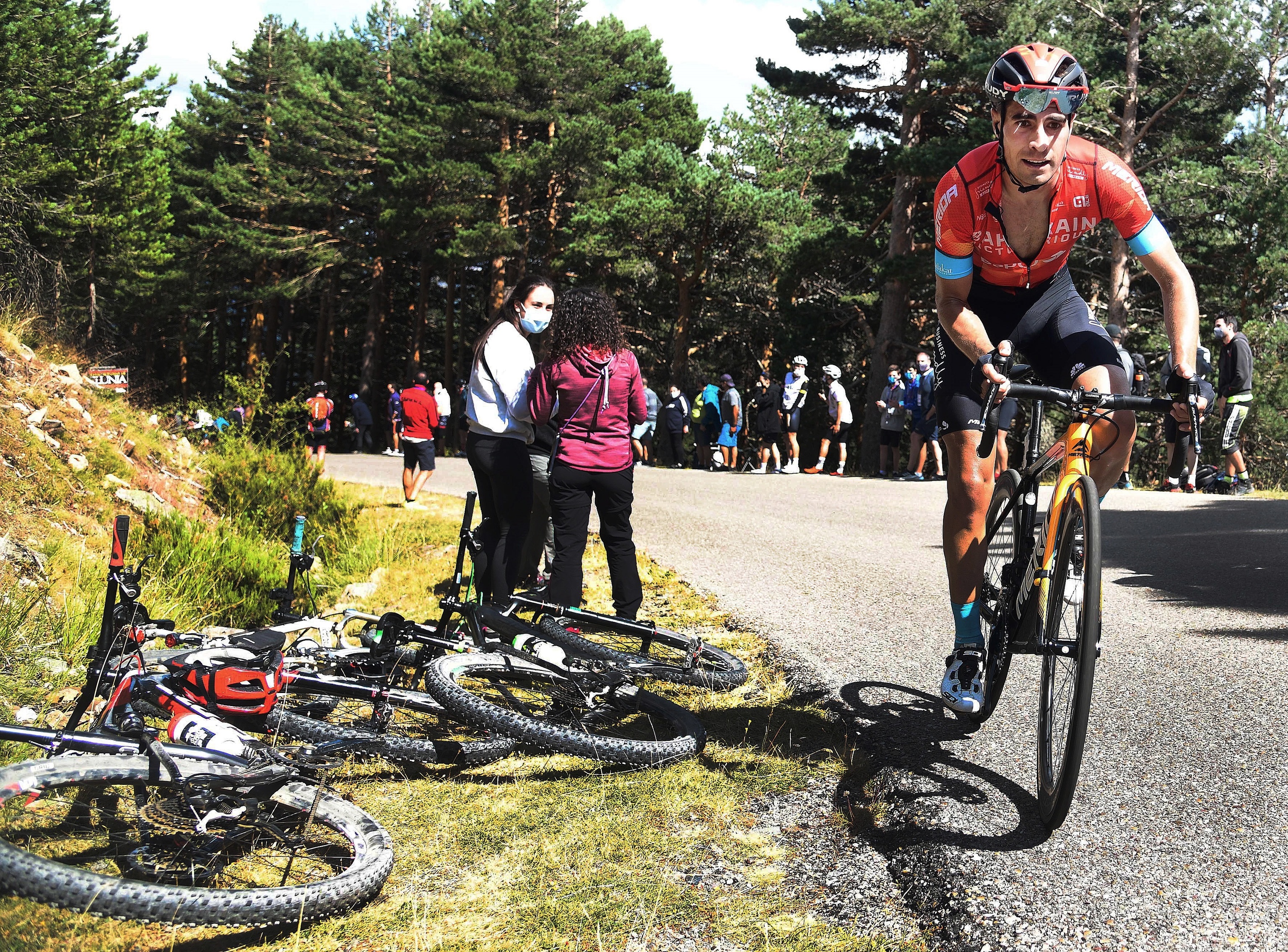 Mikel Landa, durante la pasada Vuelta a Burgos que gan.