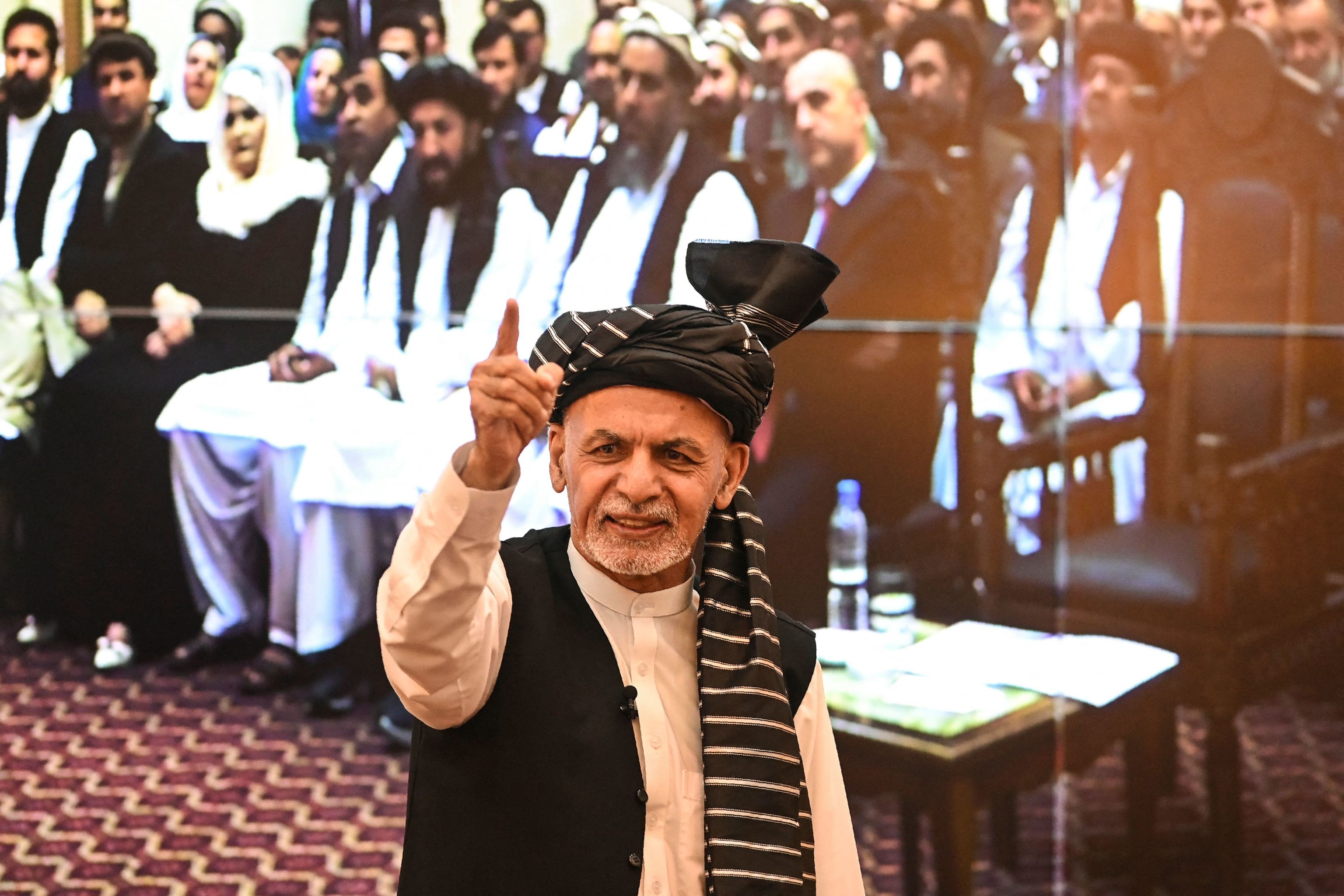 Ashraf Ghani, en Kabul, el 4 de agosto.