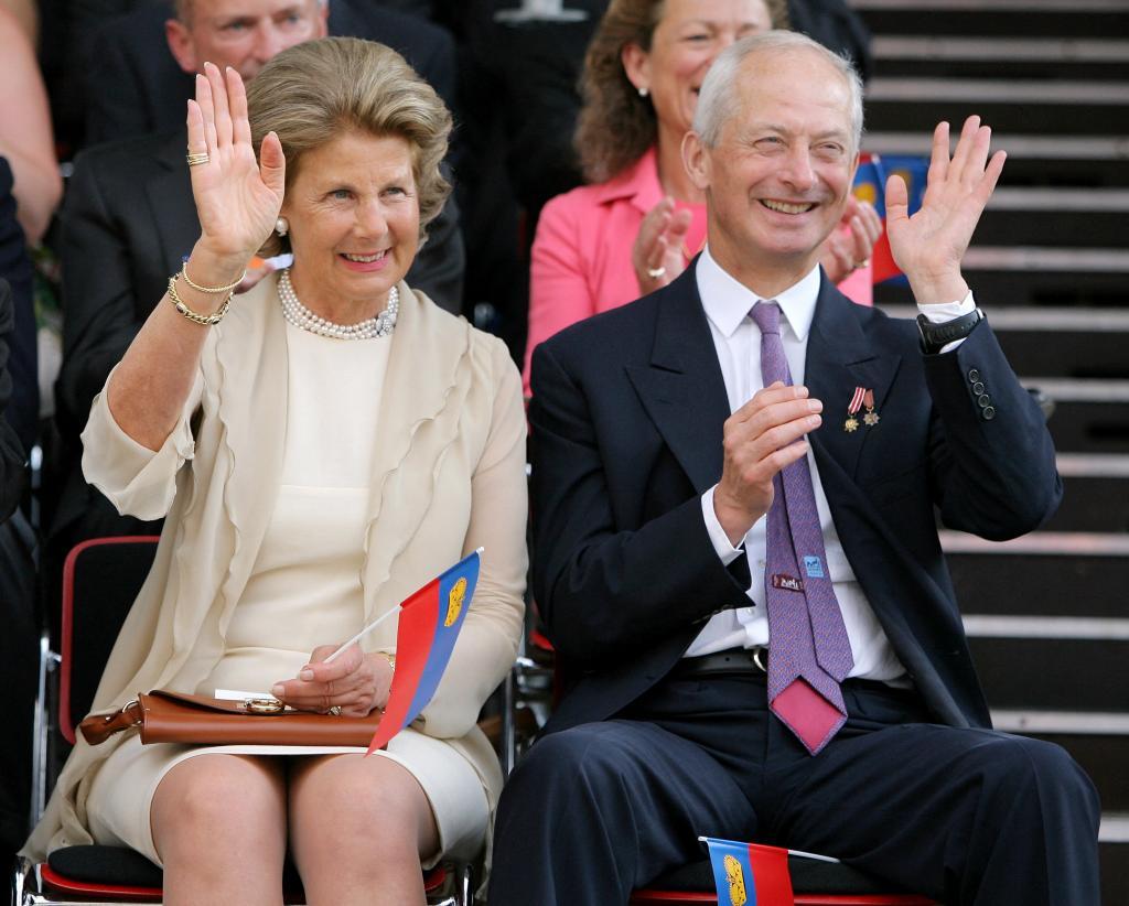 La princesa Marie, junto a su esposo, el soberano Hans Adam de Liechtenstein.