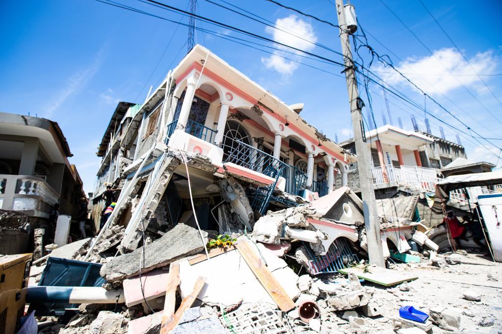 Imagen del terremoto en Hait el pasado 14 de agosto.