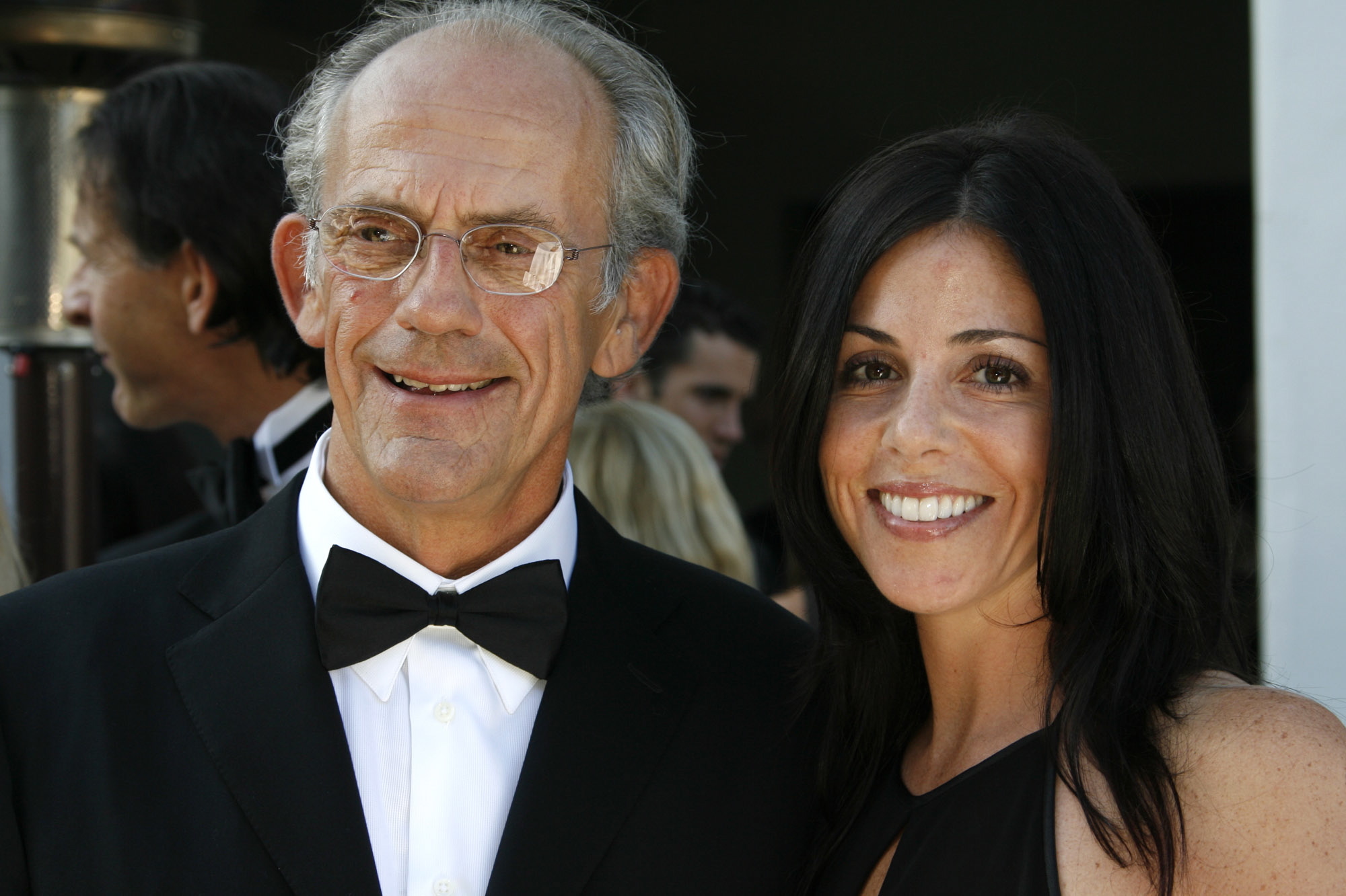 Christopher Lloyd y su esposa Lisa Loiacono en el Festival de cine de Santa Brbara