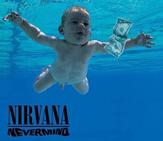 Portada de 'Nevermind', de Nirvana, con Spencer Elden de beb.