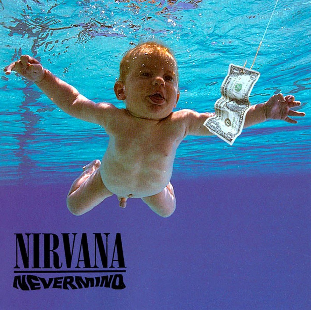 La portada de 1991, con Elden de beb, fue ideada por Cobain.