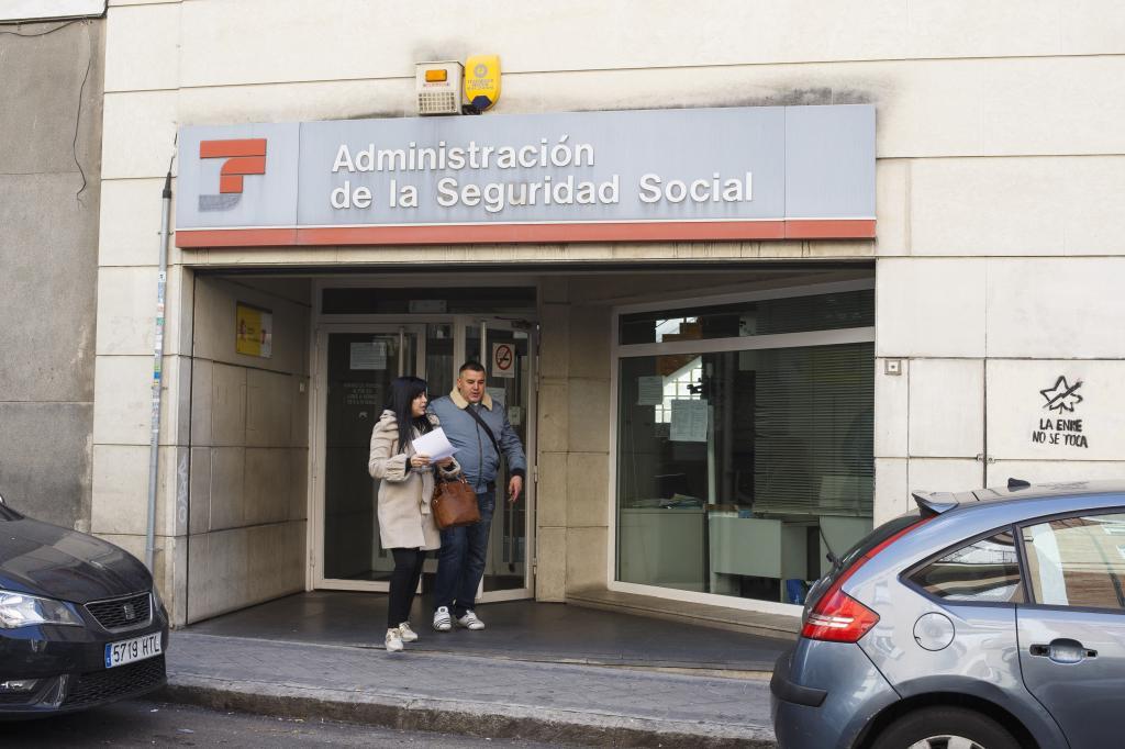Oficina de la Seguridad Social en Madrid.
