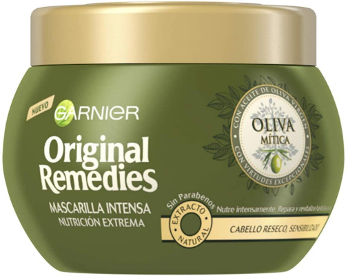 Tres mascarillas caseras, y otras incluso mejores, para hidratar el pelo: Original Remedies Oliva Mtica de Garnier.