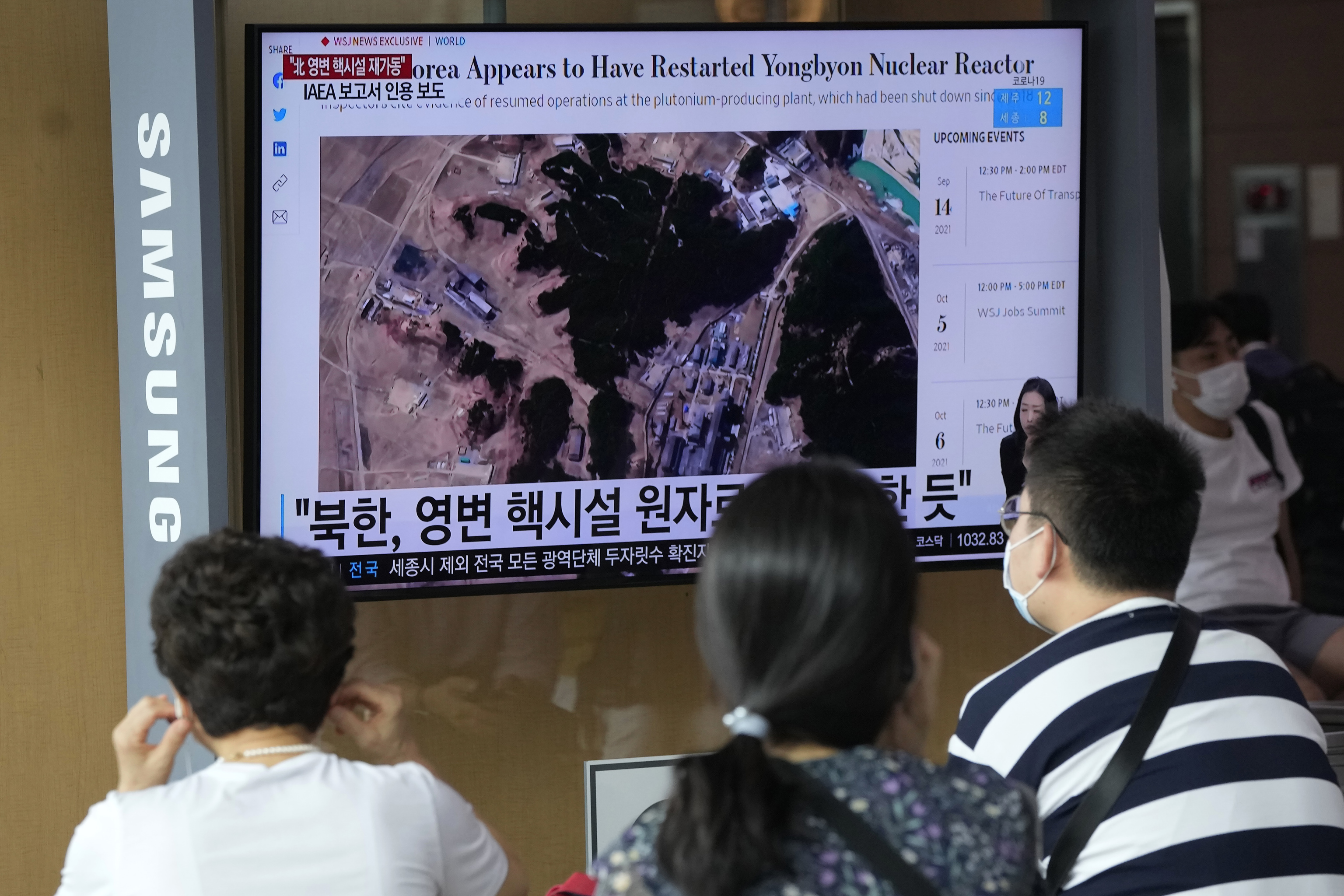 Imagen de satélite del complejo nuclear norcoreano de Yongbyon, este lunes.