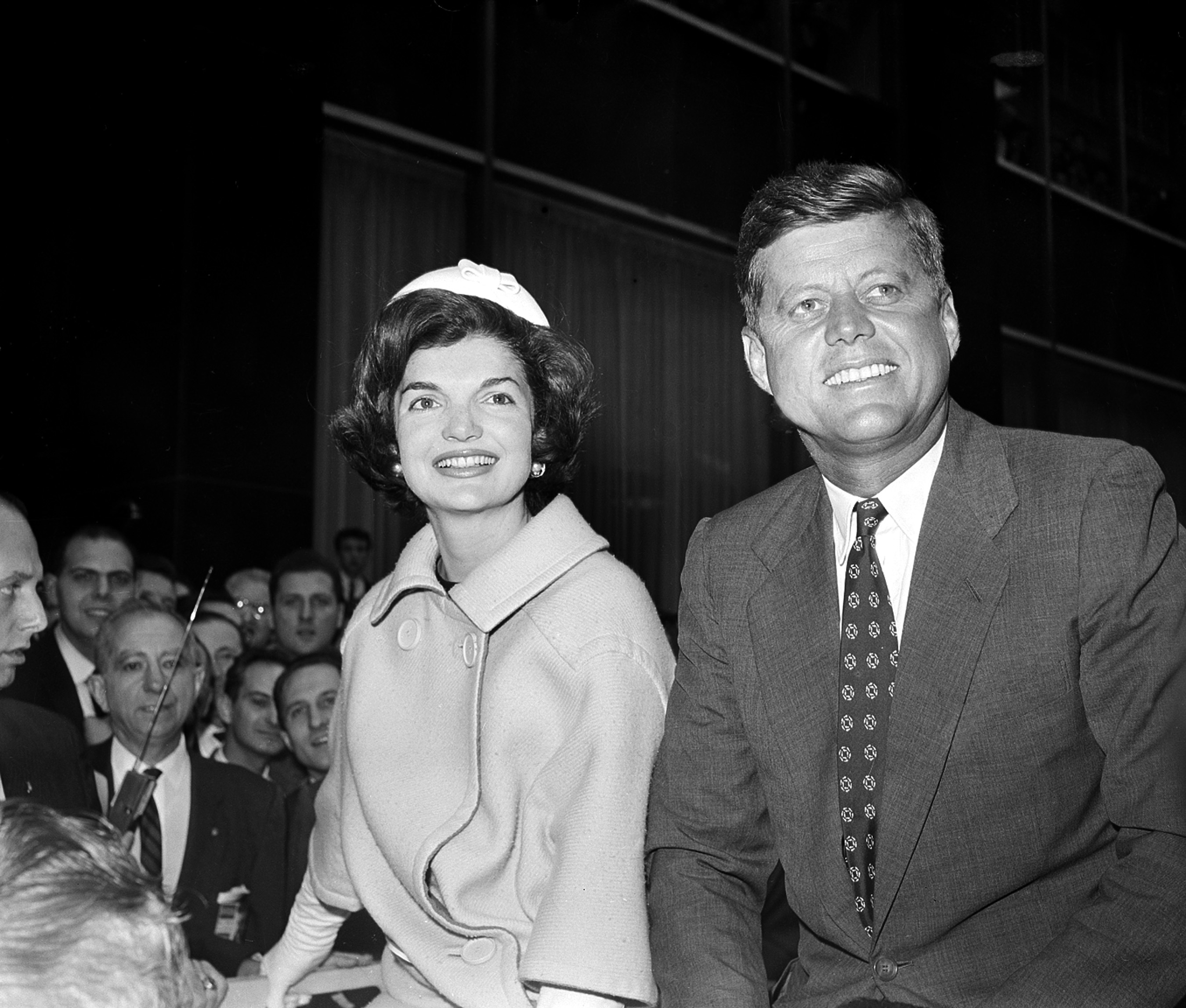 John F. Kennedy y su mujer Jacqueline en una imagen de 1960.