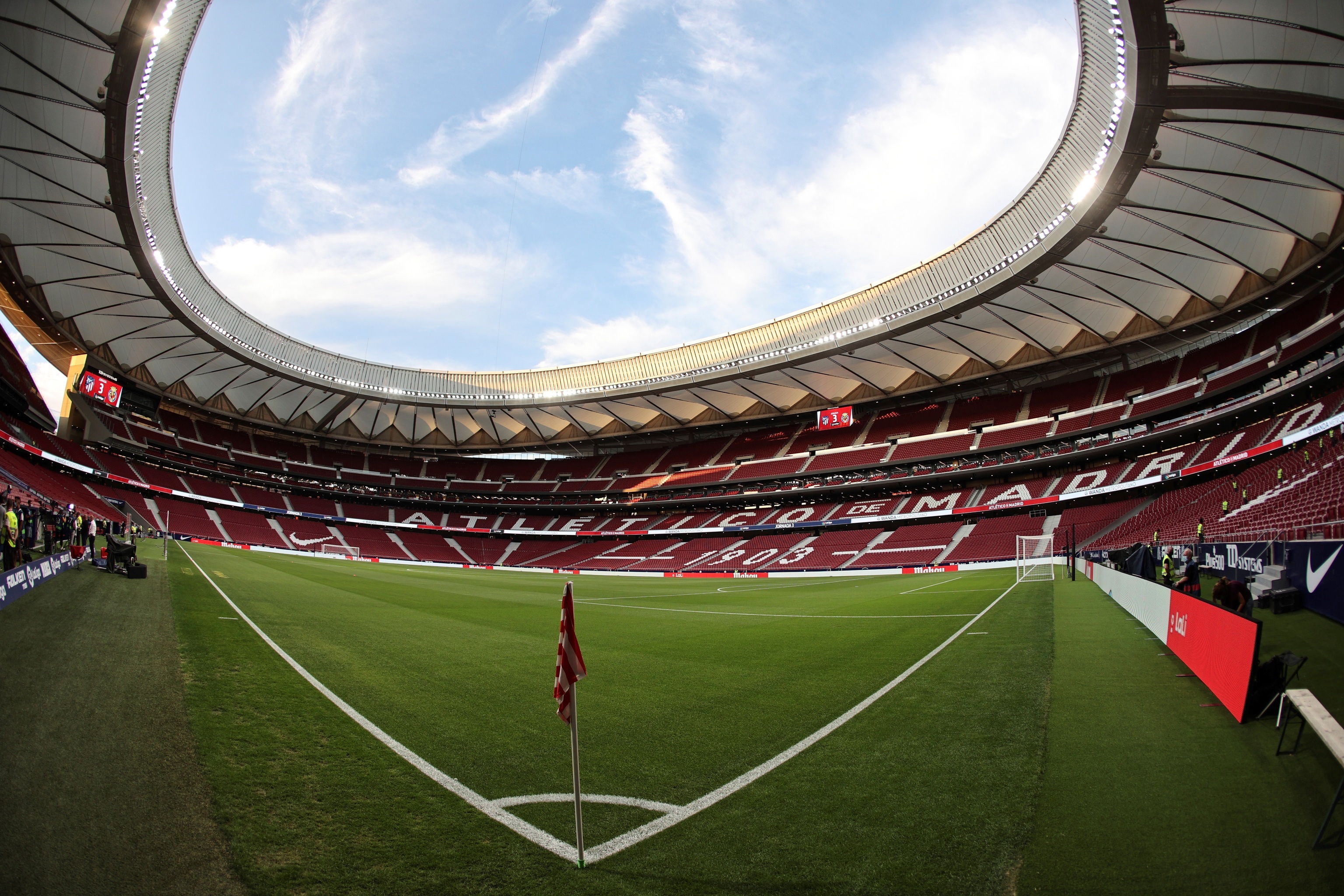 Estadio Wanda Metropolitano, en Madrid.