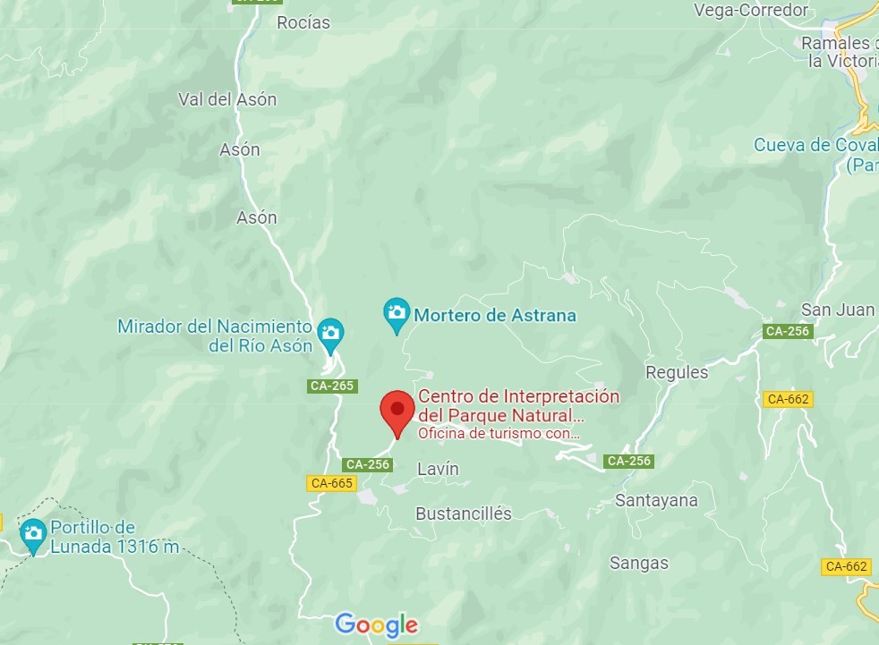 La zona de los Collados del Asn, en Cantabria, donde se ha producido el siniestro.