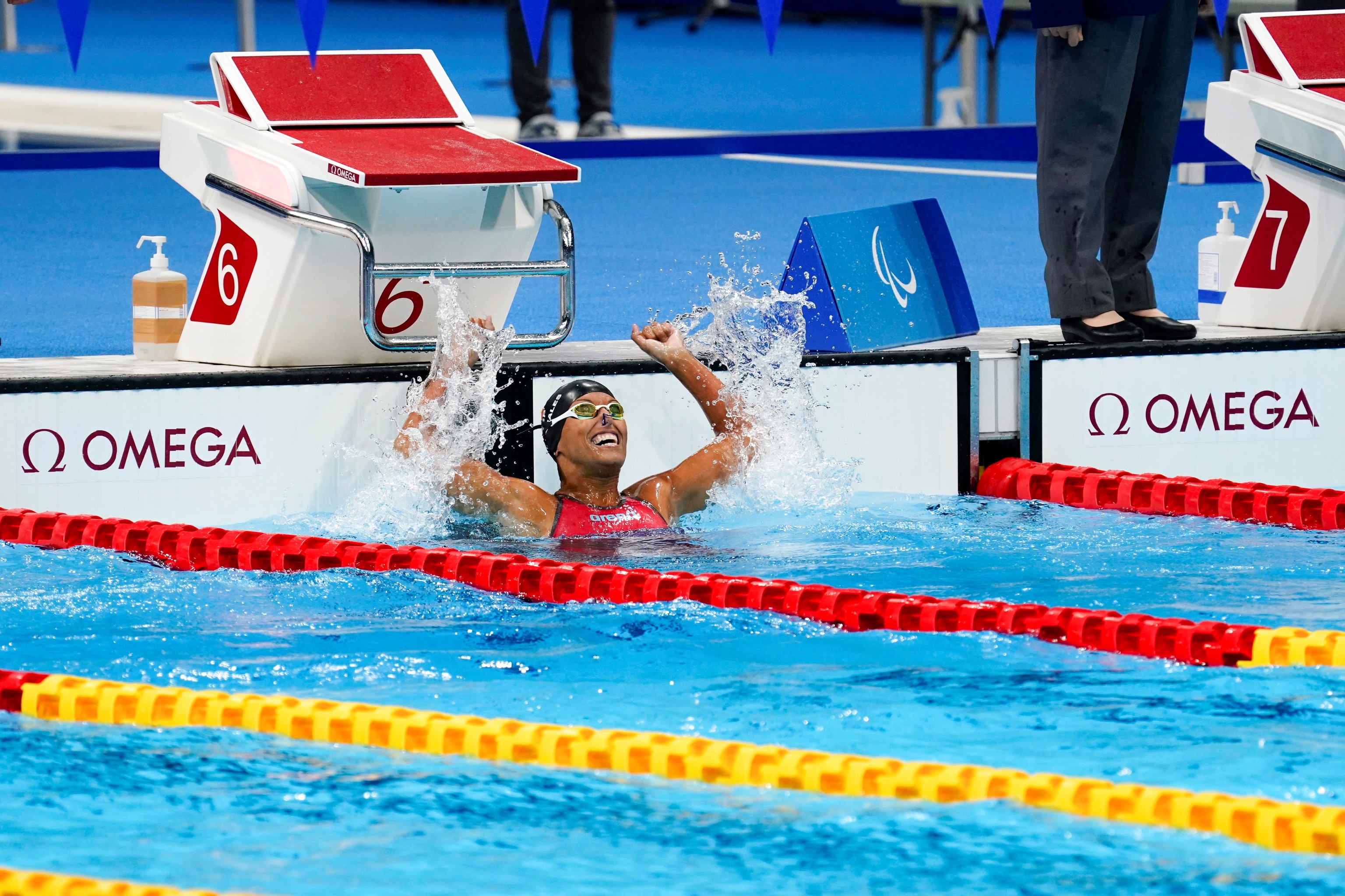 La nadadora española Teresa Perales conquistó la medalla de plata en los 50 metros espalda.