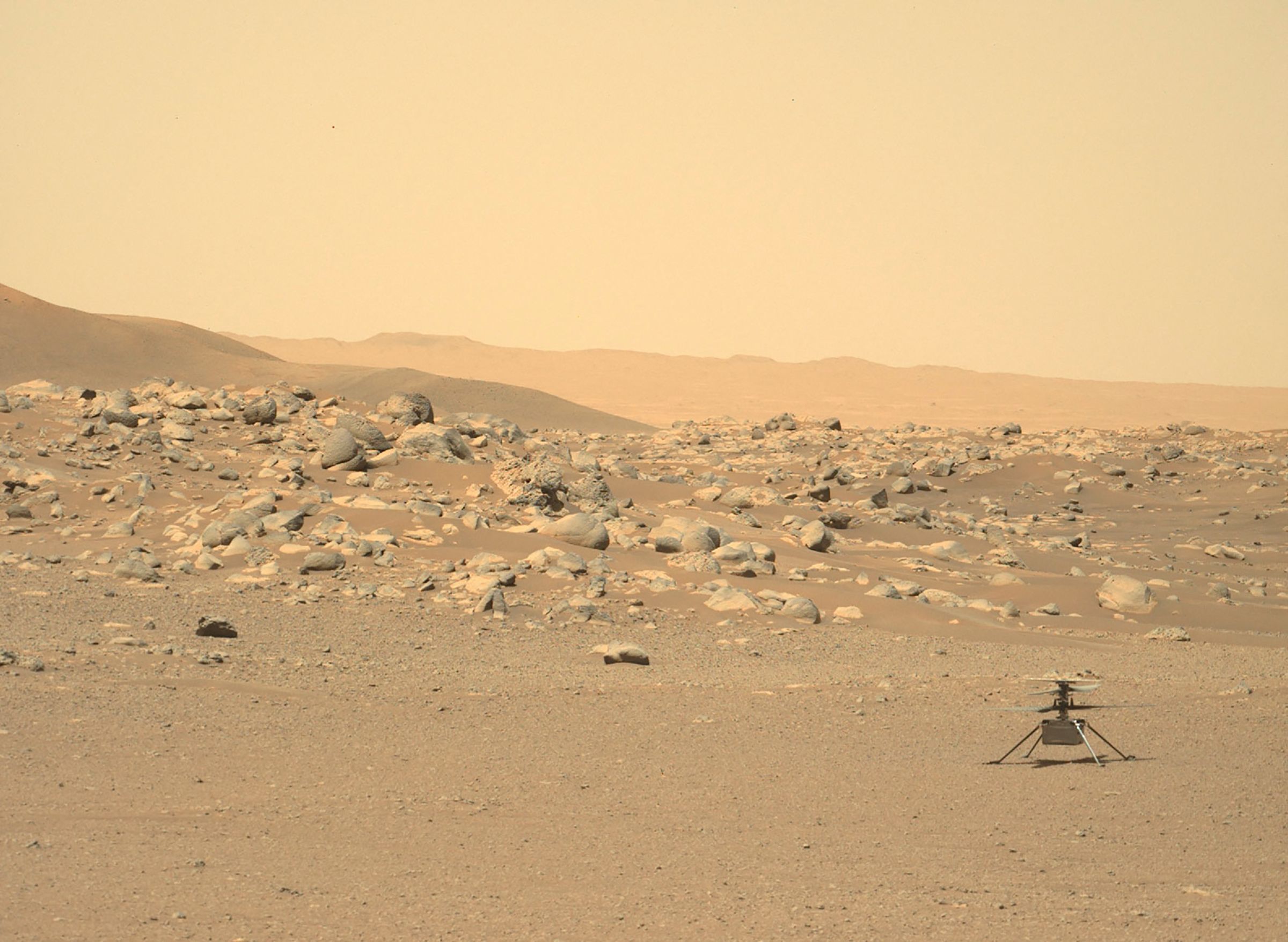 Imagen de perseverance en Marte el pasado julio.