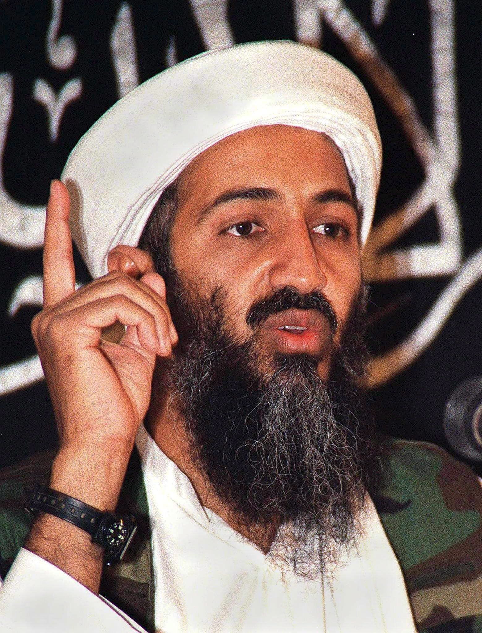 El entonces lder de Al Qaeda, Osama Bin Laden.