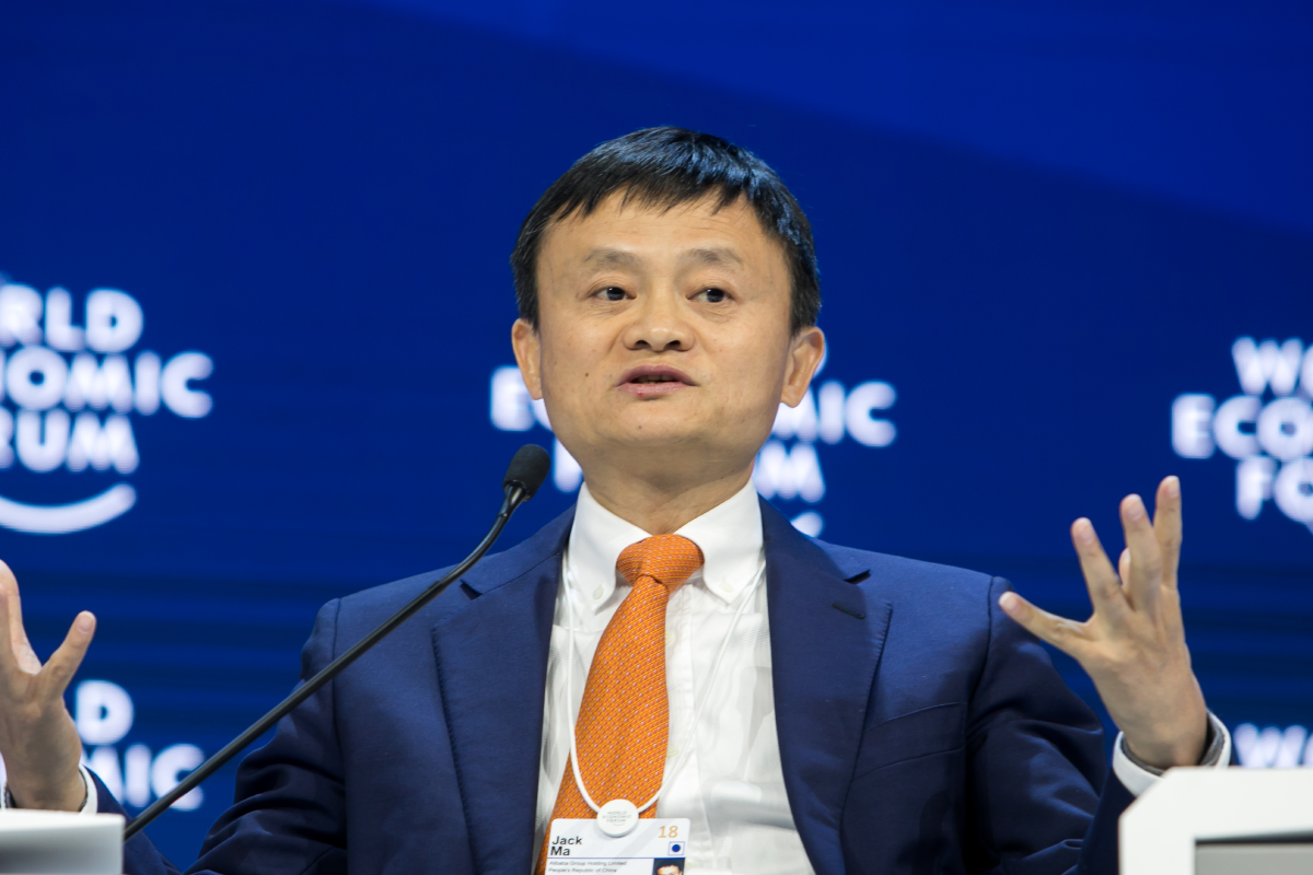 Jack Ma, en una intervención en el Foro Económico Mundial