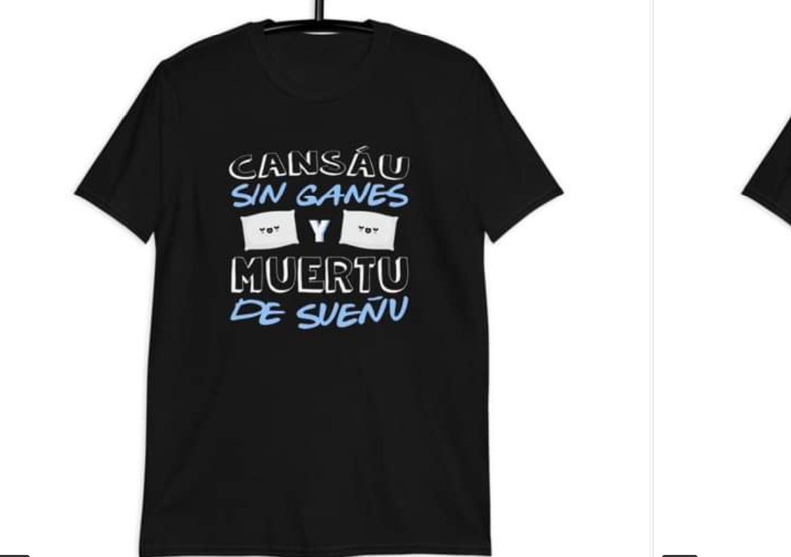 Camiseta con la frase de Pablo Castro.