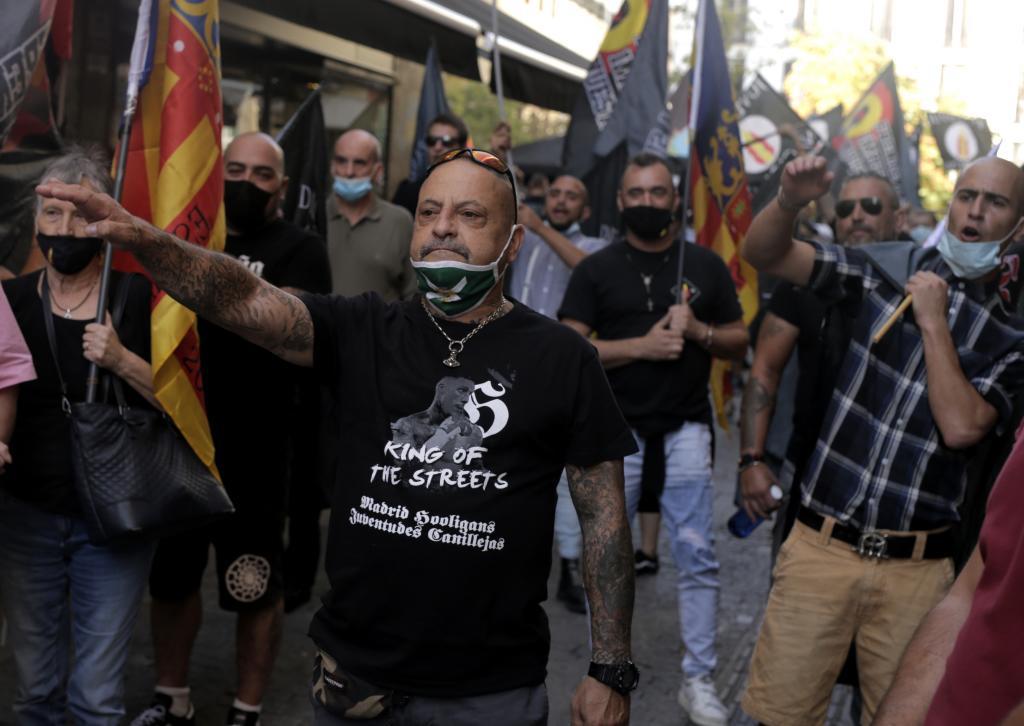 Manifestacin homfoba en el barrio de Chueca, en Madrid