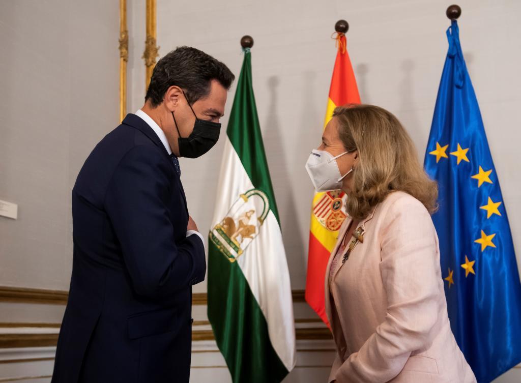 Andaluca pide a Calvio participar al mximo en los fondos europeos y que "toquen todos los palos" de su economa