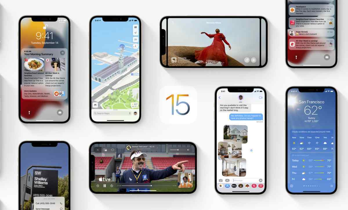 Apple lanza iOS 15, iPadOS 15, WatchOS 8 y tvOS 15