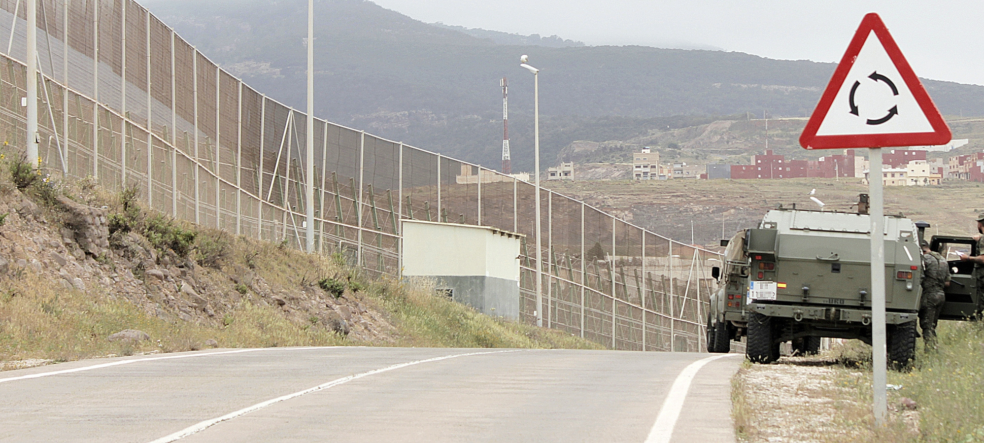 La frontera con Melilla.