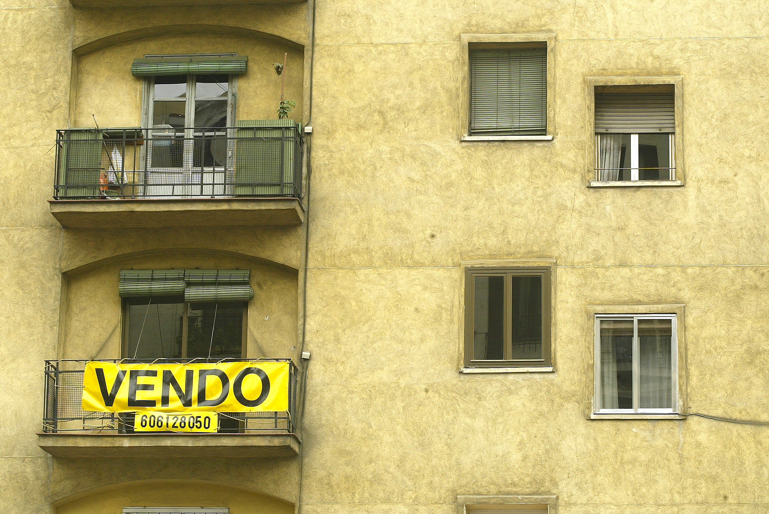 Un anuncio de venta de piso en Madrid.