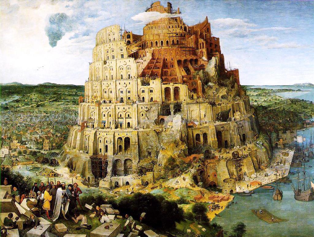"Torre de Babel", oba de Pieter Brueghel El Viejo.