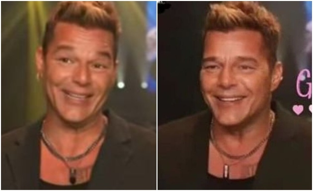 Ricky Martin, en su entrevista en Las Vegas para Univisión.