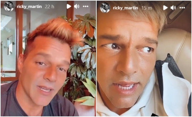 Ricky Martin, en sus Stories de Instagram