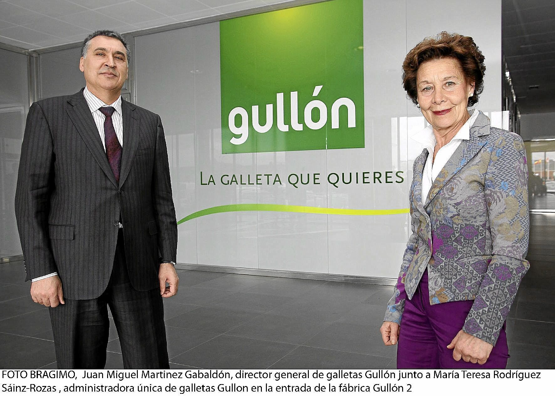 Mara Teresa Rodrguez, la matriarca de la familia, y  Jos Miguel Martnez Gabaldn,  CEO de Gulln y su hombre de confianza.