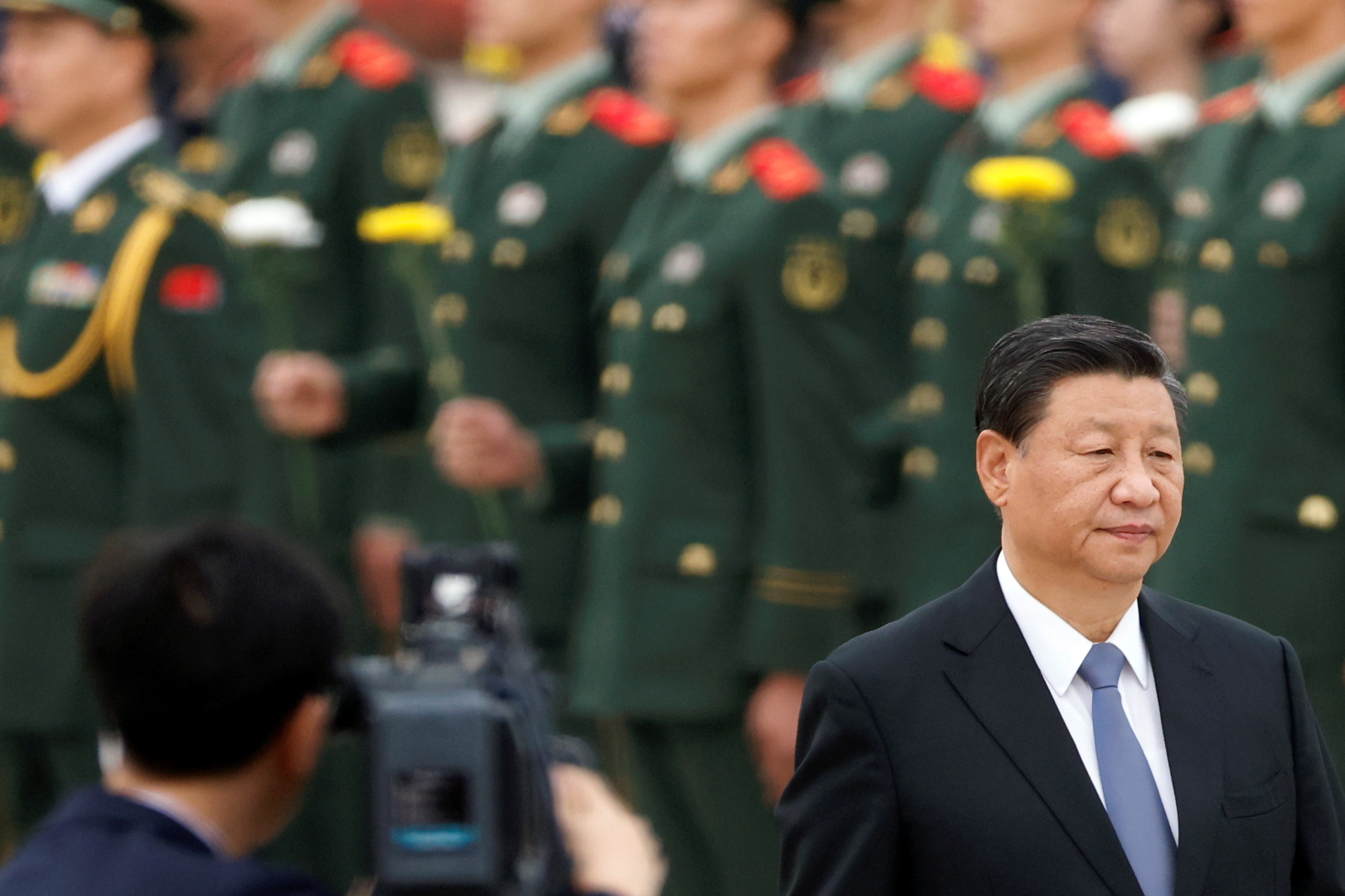 El presidente chino en la celebracin de esta semana.