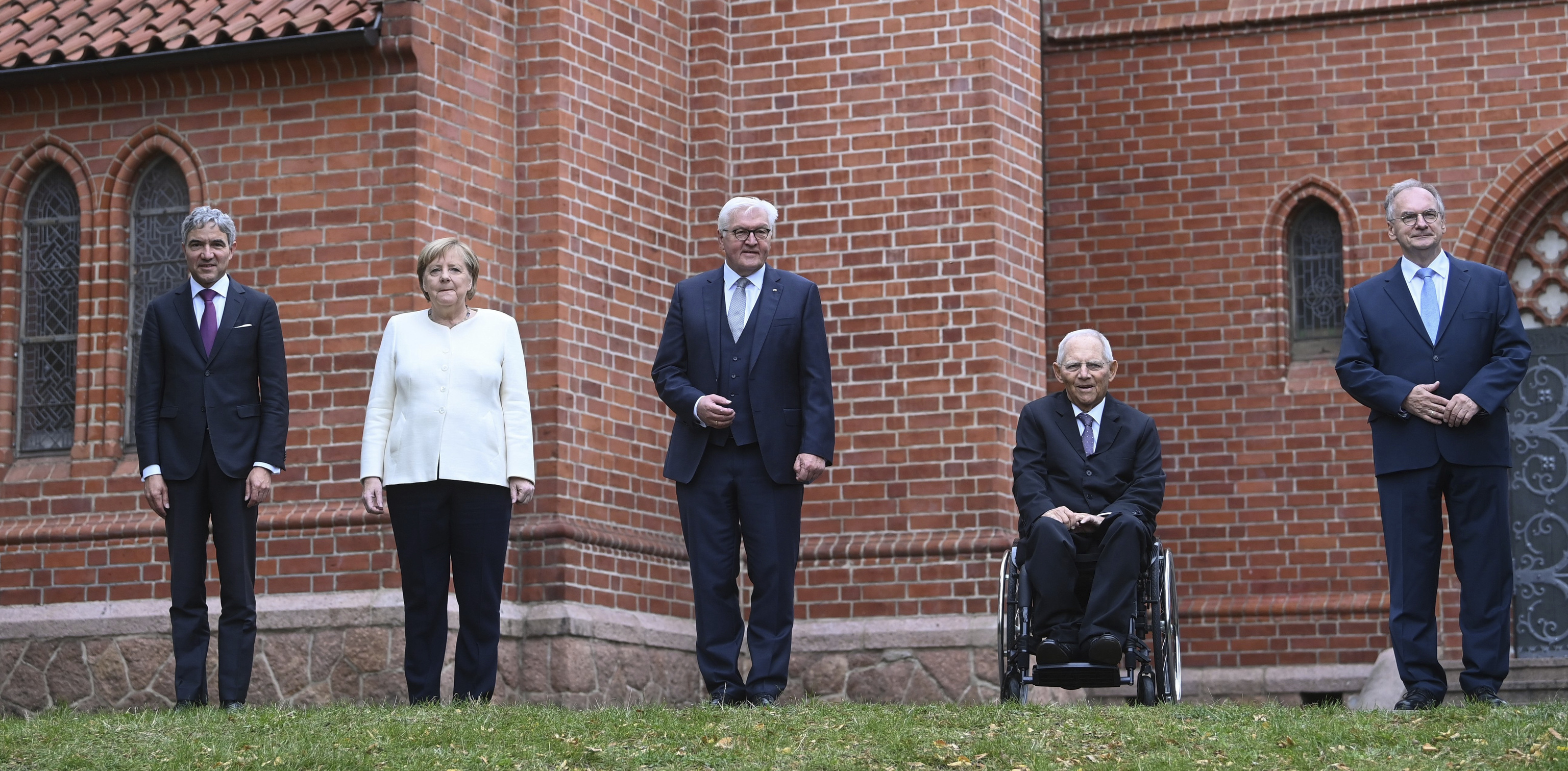 Los principales representantes del estado alemán.